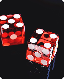 Red and white dice